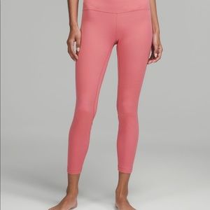 Lululemon Align HR Pant 25” size 2 Pink Blossom NWT